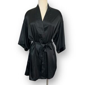 Victoria’s Secret Black Kimono Dressing Robe